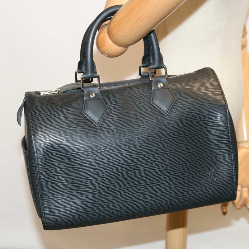 【日本直送】路易威登 Epi Speedy 25 手提包 黑色 M43012 LV 正品 66468-23