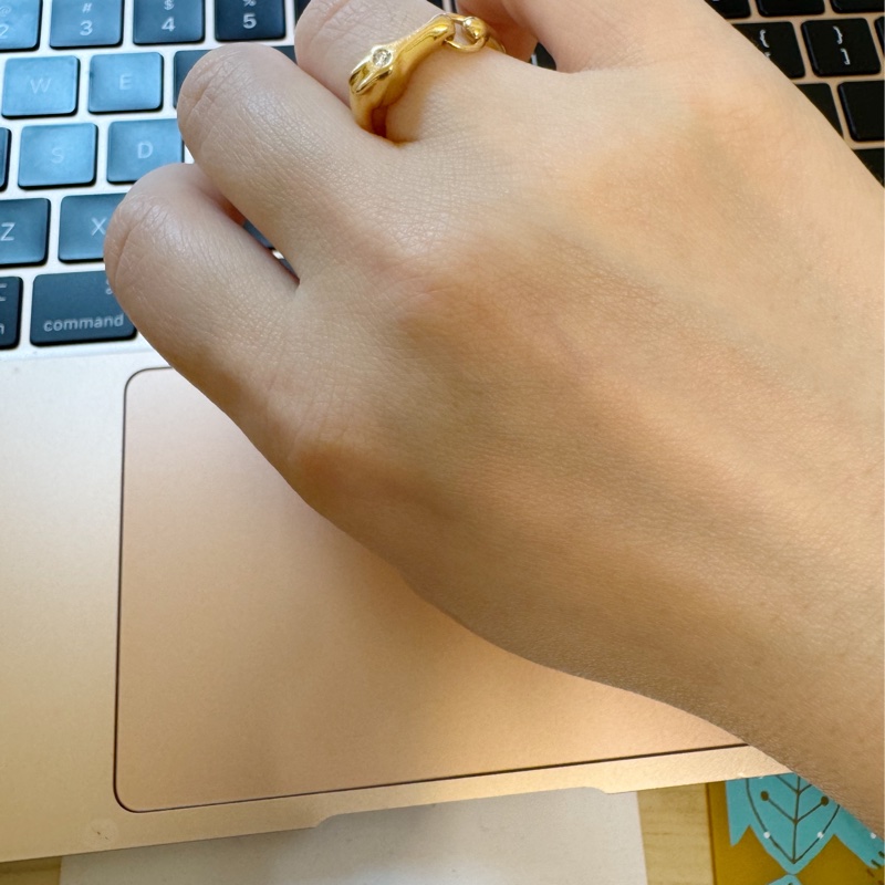 愛馬仕Hermes galop玫瑰金馬上鑽戒指 50碼-6