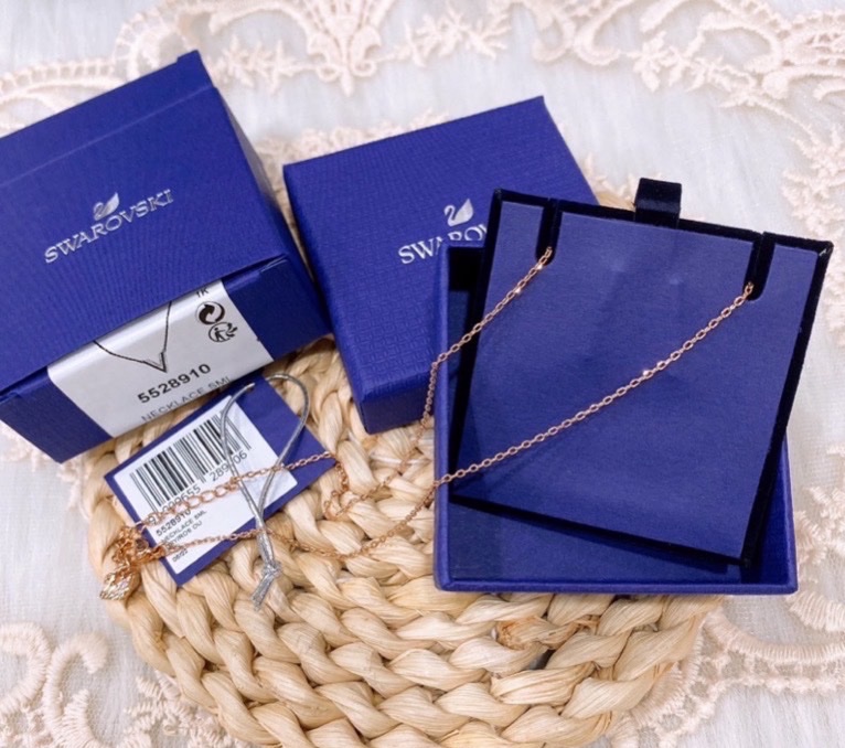 SWAROVSKI 施華洛世奇  熱賣款🔥V型玫瑰金項鍊-7