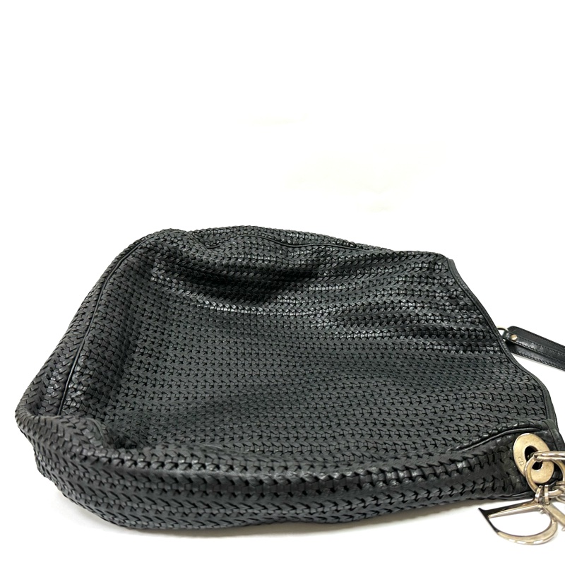 【美收精品】Dior 黑編織手提包 88-294-3