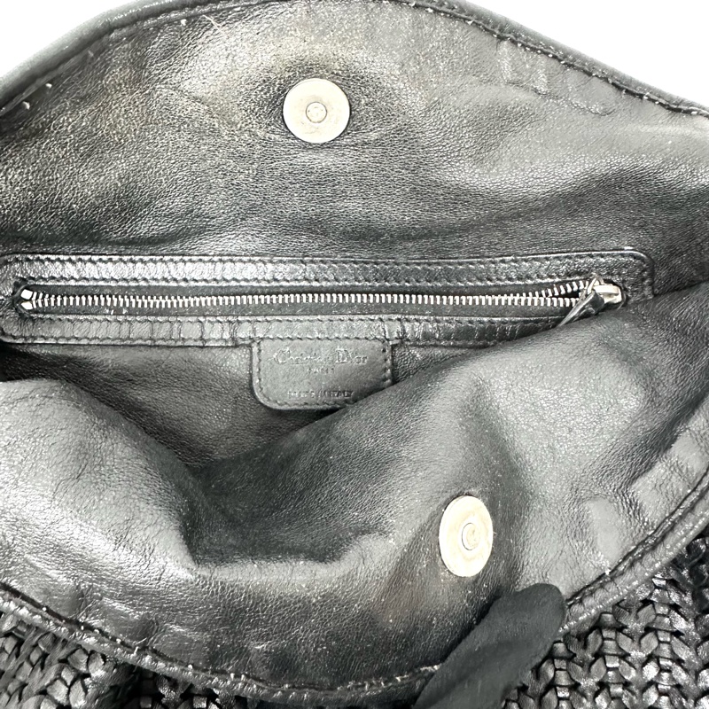 【美收精品】Dior 黑編織手提包 88-294-8