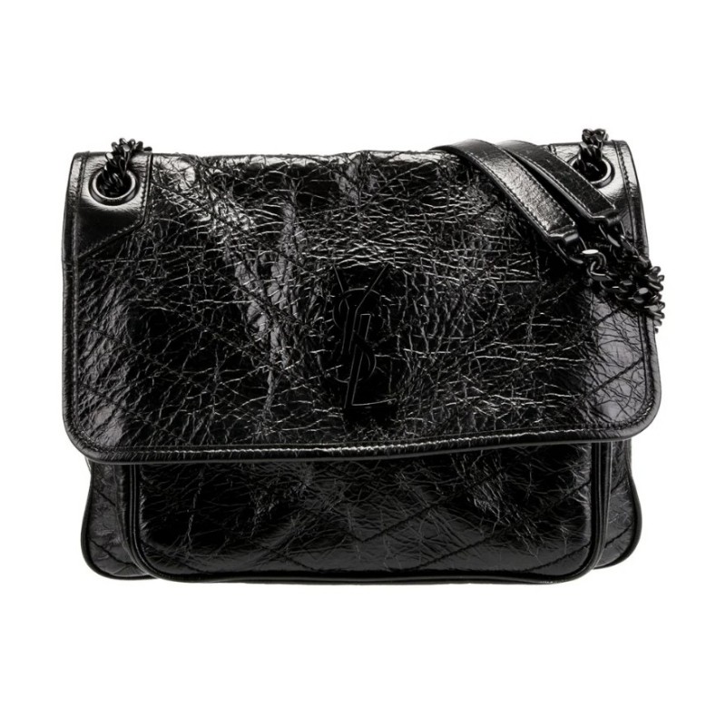 YSL Niki中號黑鍊（D扣款）-0