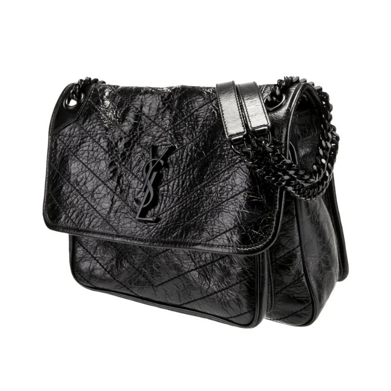 YSL Niki中號黑鍊（D扣款）-1