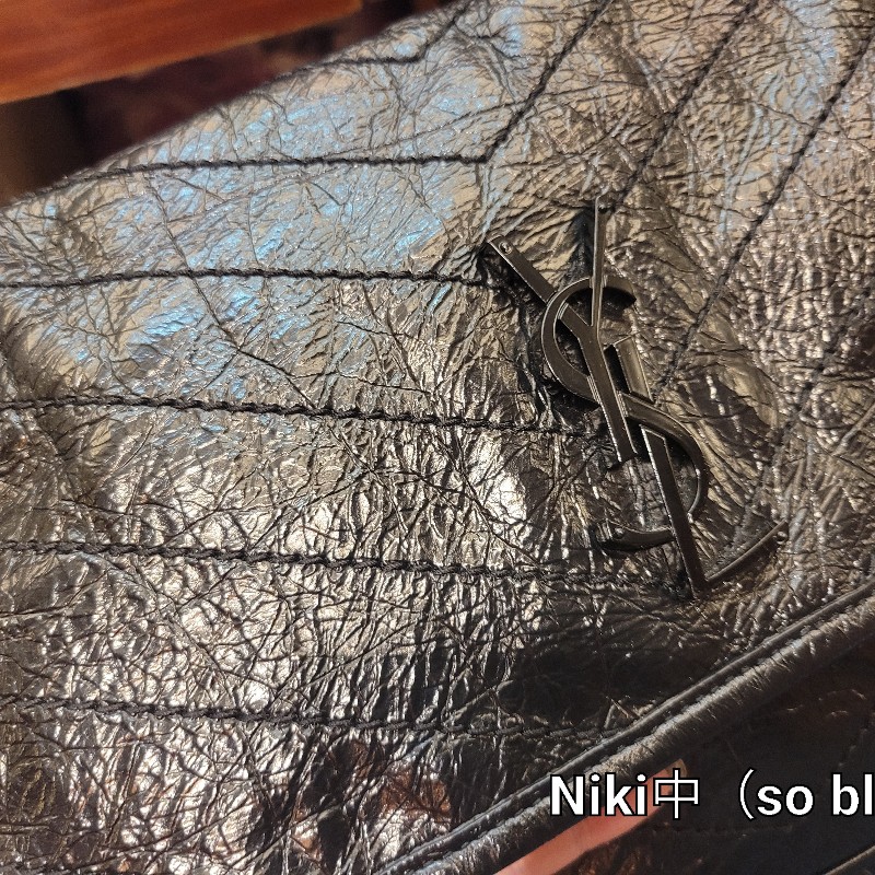 YSL Niki中號黑鍊（D扣款）-5