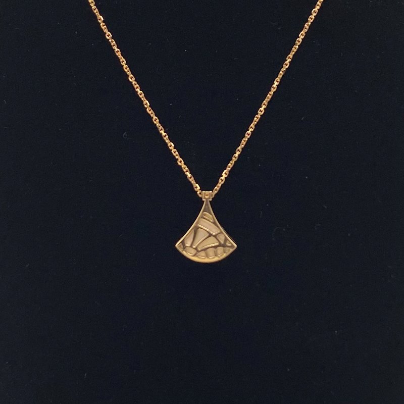 BVLGARI 寶格麗 DIVAS' DREAM 18K 玫瑰金 珍珠母貝鑲鑽項鍊-2