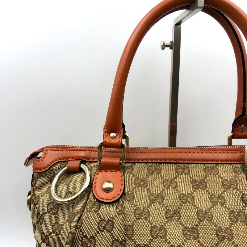GUCCI Sukey系列 雙G緹花配皮托特包，逛街包，通勤包，手提包，二手真品，正品，現貨【已售出】-4