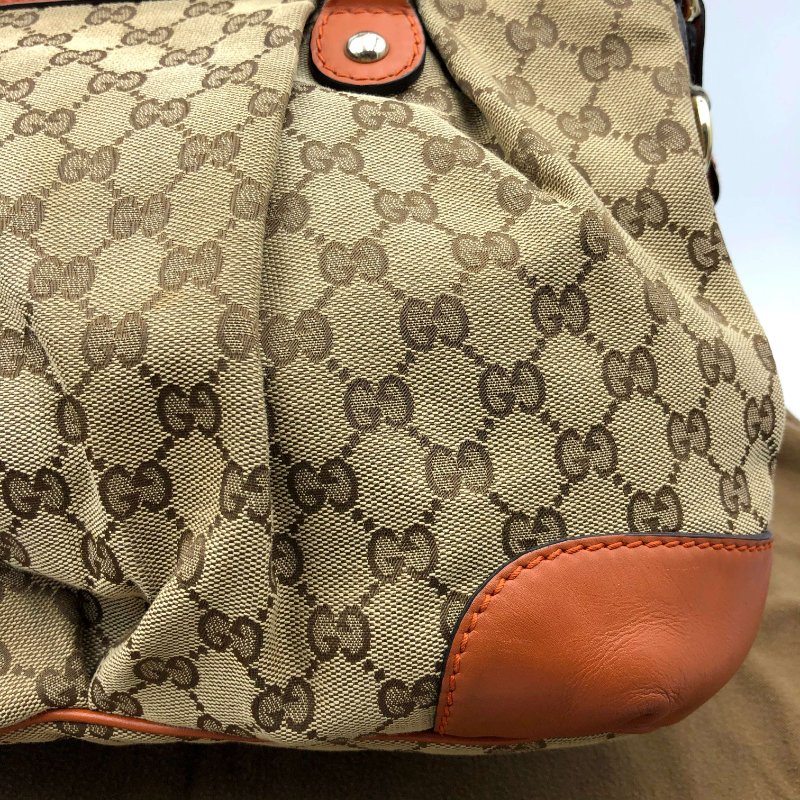 GUCCI Sukey系列 雙G緹花配皮托特包，逛街包，通勤包，手提包，二手真品，正品，現貨【已售出】-5