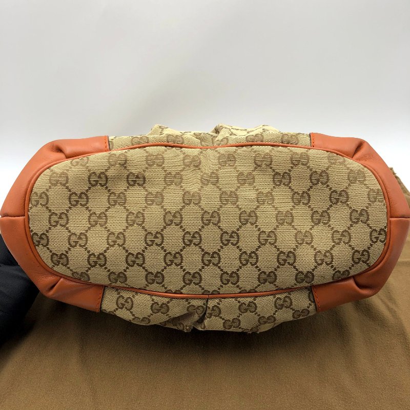 GUCCI Sukey系列 雙G緹花配皮托特包，逛街包，通勤包，手提包，二手真品，正品，現貨【已售出】-7