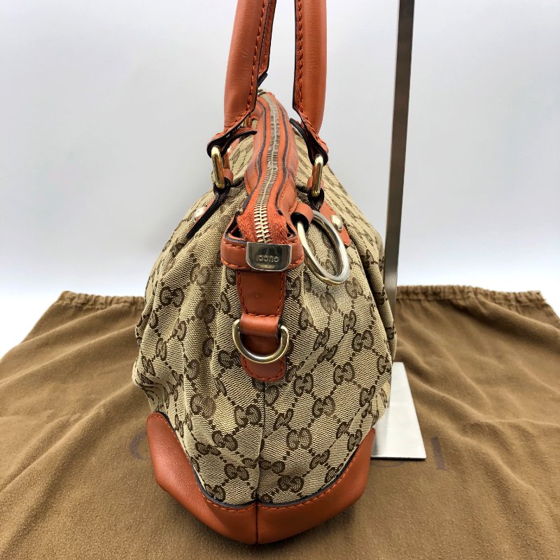 GUCCI Sukey系列 雙G緹花配皮托特包，逛街包，通勤包，手提包，二手真品，正品，現貨【已售出】-9