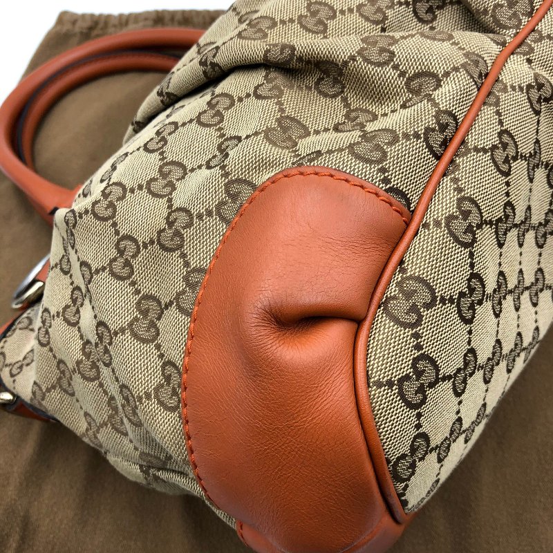 GUCCI Sukey系列 雙G緹花配皮托特包，逛街包，通勤包，手提包，二手真品，正品，現貨【已售出】-11