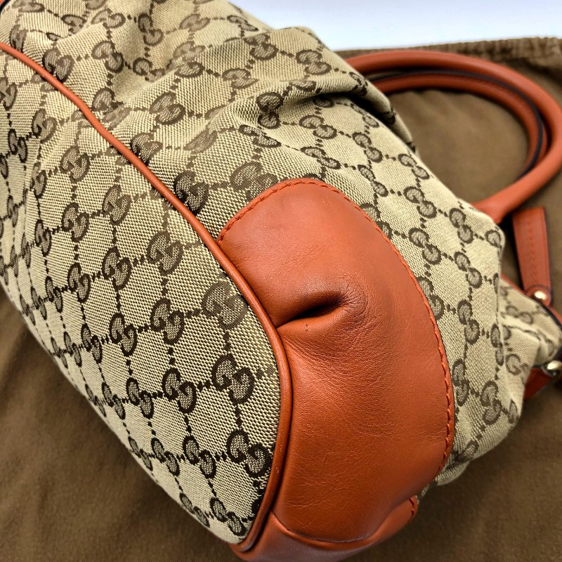 GUCCI Sukey系列 雙G緹花配皮托特包，逛街包，通勤包，手提包，二手真品，正品，現貨【已售出】-12