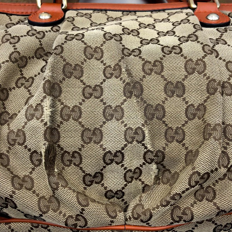 GUCCI Sukey系列 雙G緹花配皮托特包，逛街包，通勤包，手提包，二手真品，正品，現貨【已售出】-14