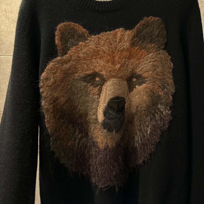 Gucci 2016 Wool Embroidered Bear Sweater 毛衣 冷衫-5