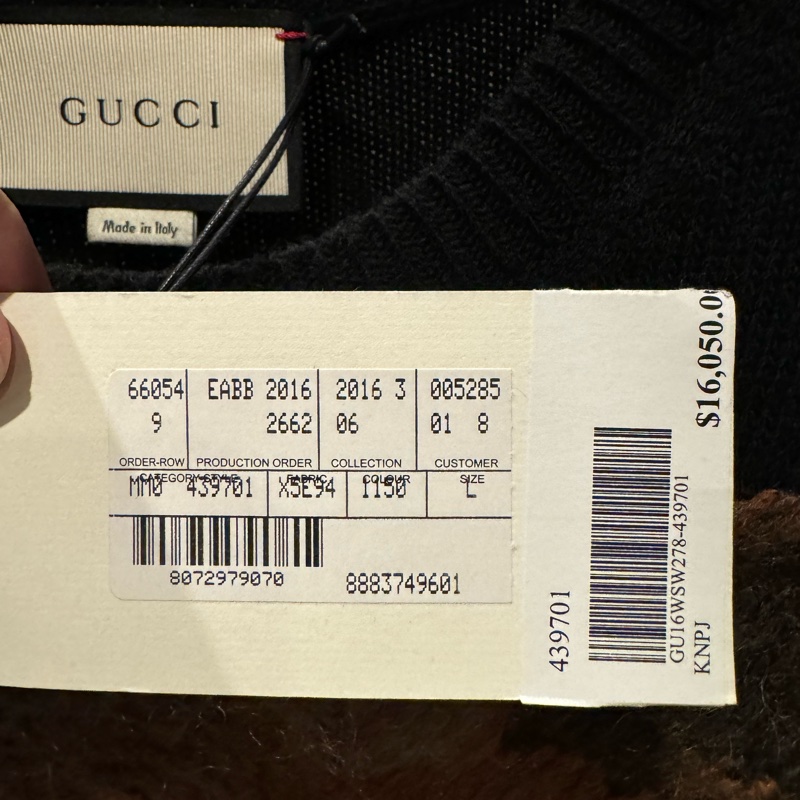 Gucci 2016 Wool Embroidered Bear Sweater 毛衣 冷衫-12