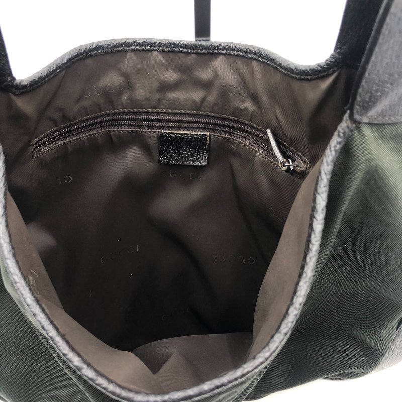 【已售出】Gucci Jackie 經典賈姬包，尼龍布配皮革，側背包，手提包，通勤包，二手真品，正品，現貨-11