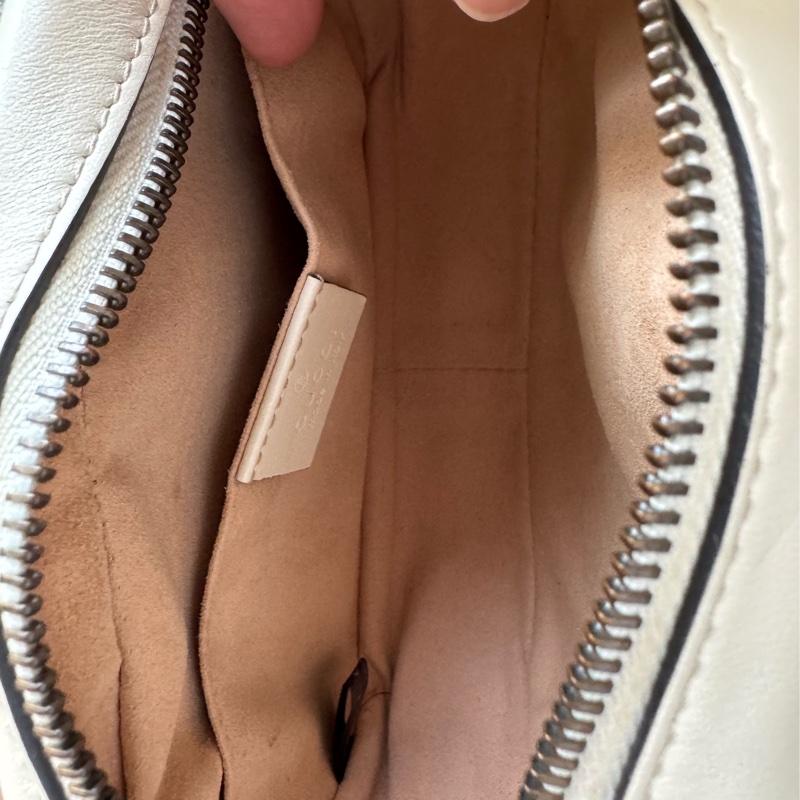 GG Marmont mini shoulder bag 奶油白 迷你相機包-13