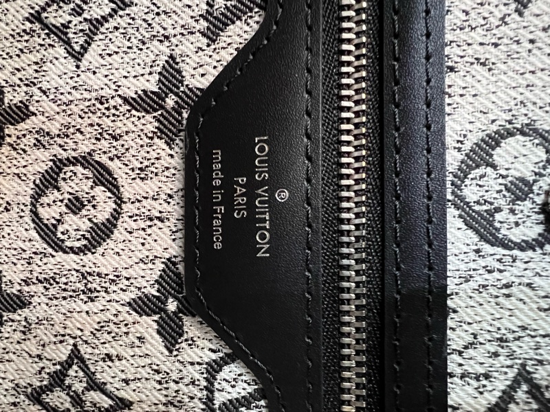 LV M21465 老花 丹寧 牛仔 刷色 Neverfull MM 托特包 購物包 手提包-17