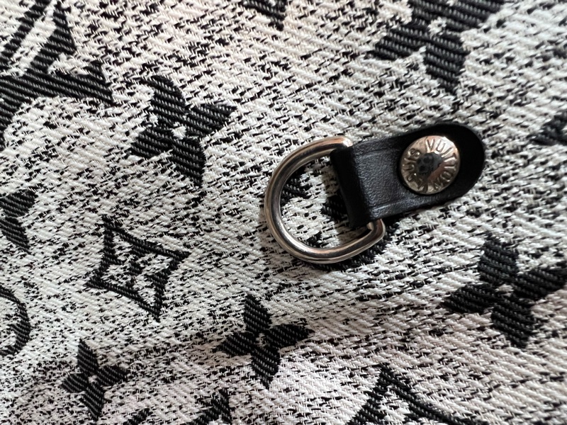 LV M21465 老花 丹寧 牛仔 刷色 Neverfull MM 托特包 購物包 手提包-19