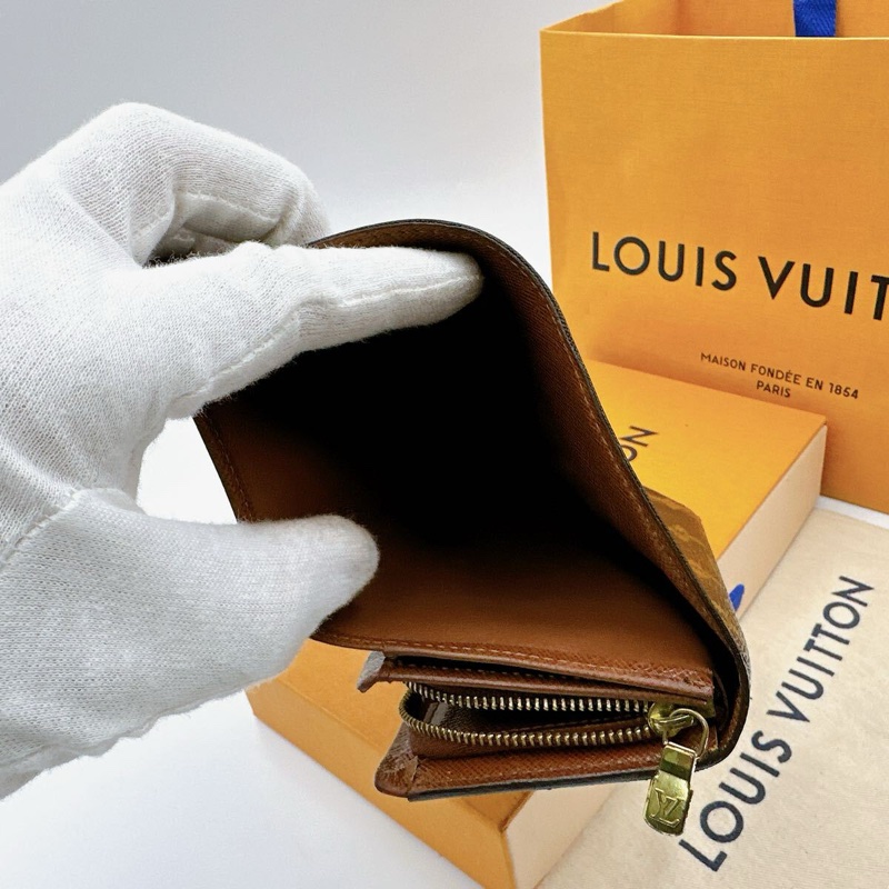 【美品】LOUIS VUITTON  LV老花中夾M61730/RA0062-3