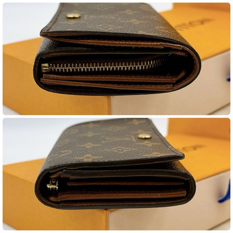 【美品】LOUIS VUITTON  LV老花中夾M61730/RA0062-5