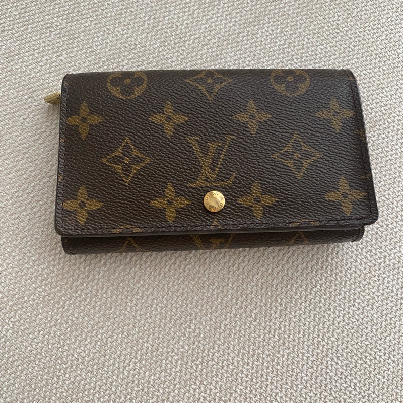 【美品】LOUIS VUITTON  LV老花中夾M61730/RA0062-10