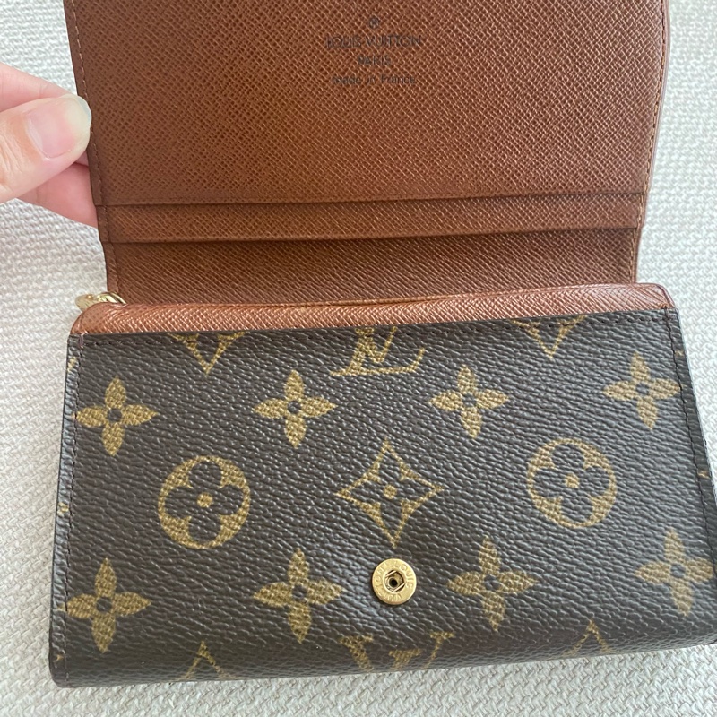 【美品】LOUIS VUITTON  LV老花中夾M61730/RA0062-12