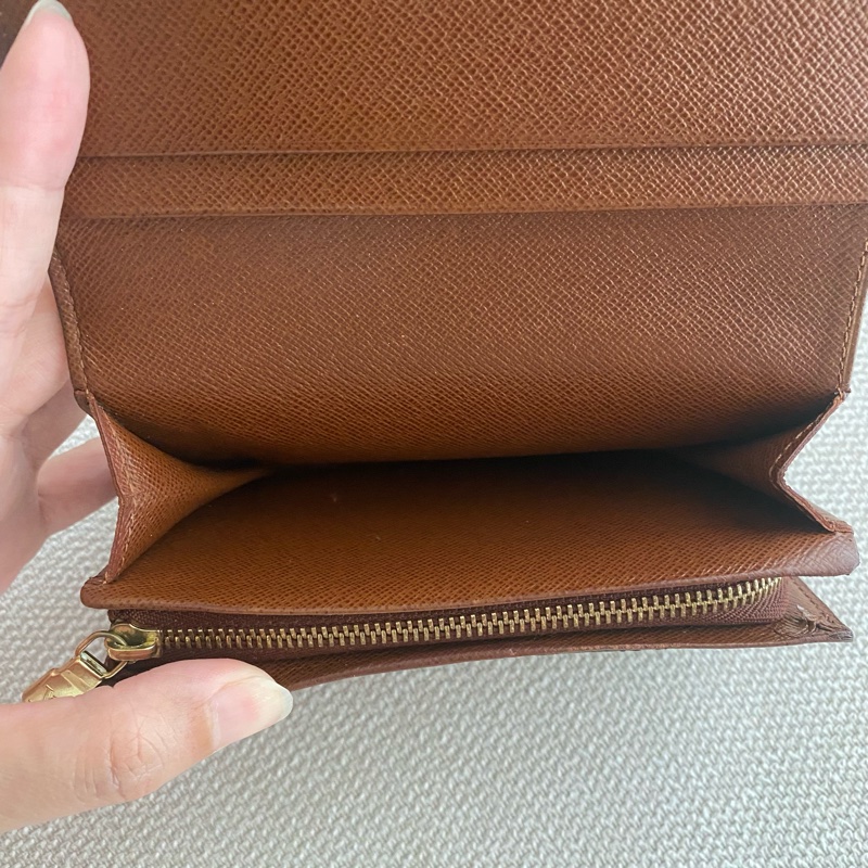 【美品】LOUIS VUITTON  LV老花中夾M61730/RA0062-14