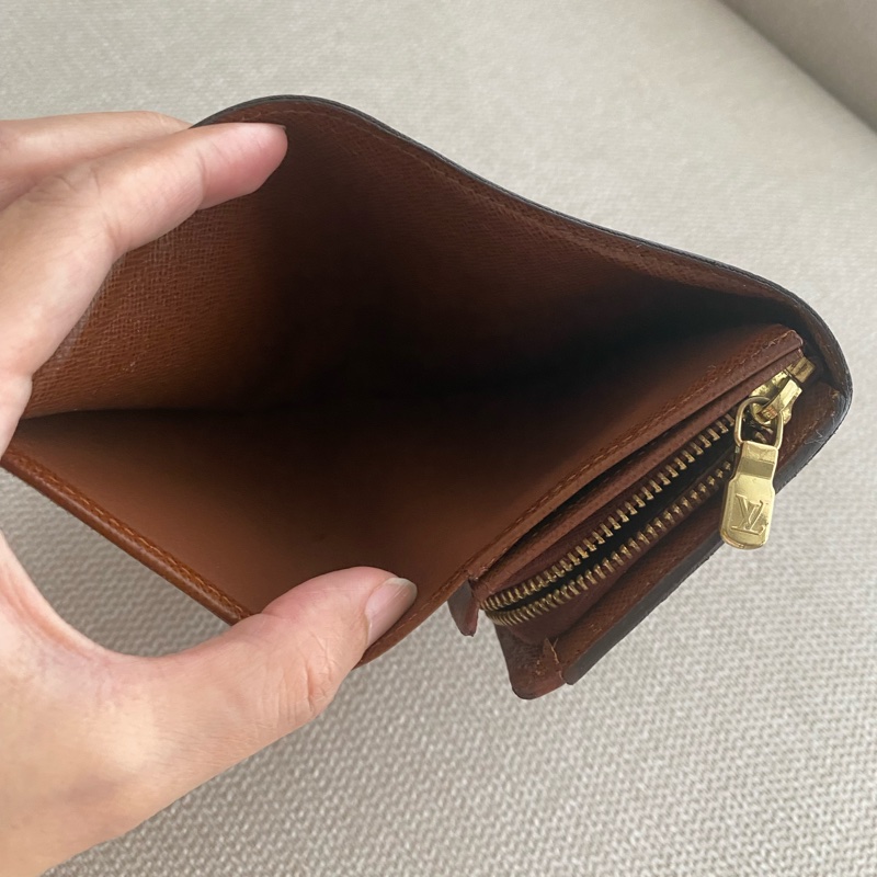 【美品】LOUIS VUITTON  LV老花中夾M61730/RA0062-16