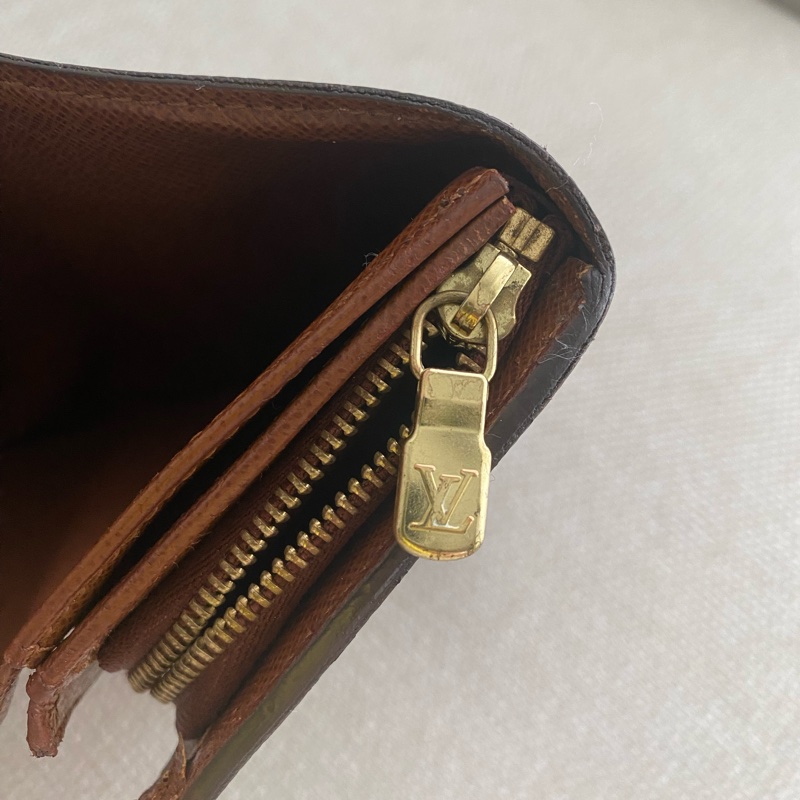【美品】LOUIS VUITTON  LV老花中夾M61730/RA0062-17
