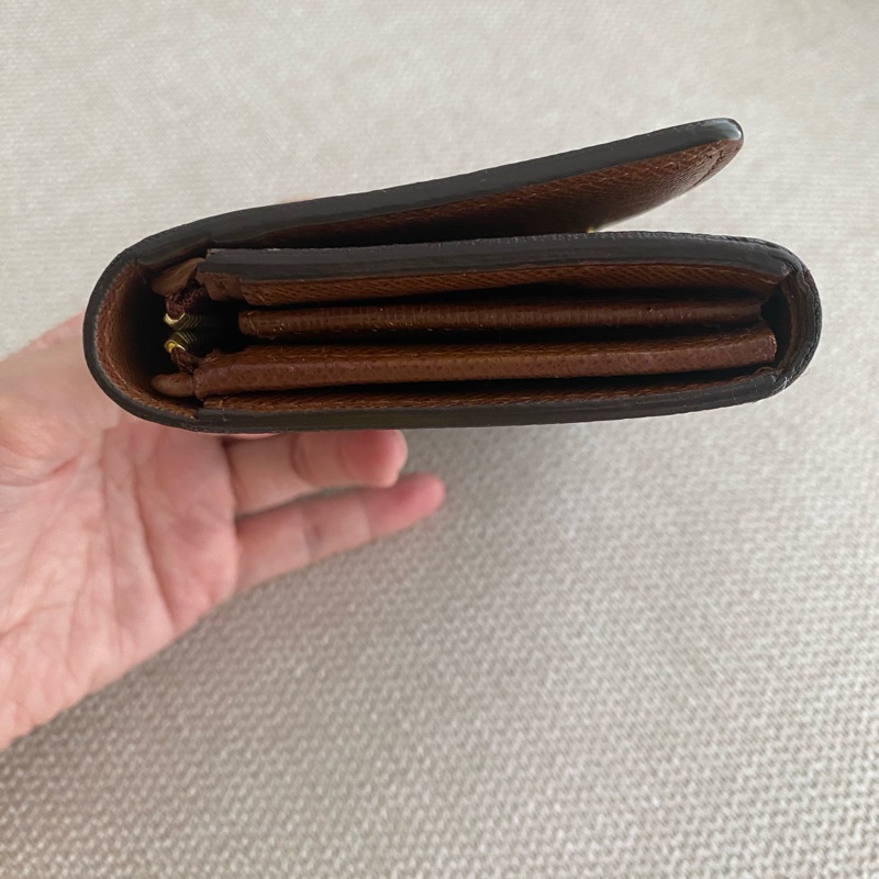 【美品】LOUIS VUITTON  LV老花中夾M61730/RA0062-19
