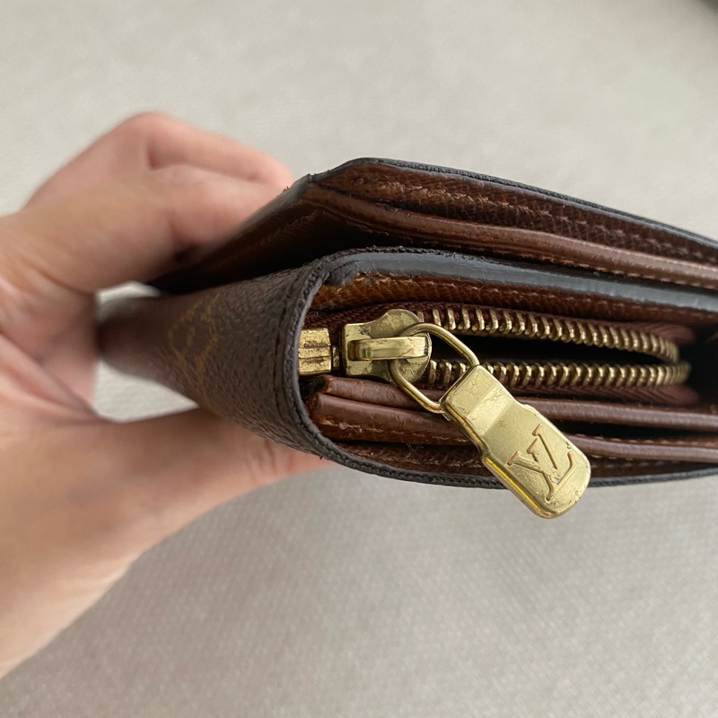 【美品】LOUIS VUITTON  LV老花中夾M61730/RA0062-21