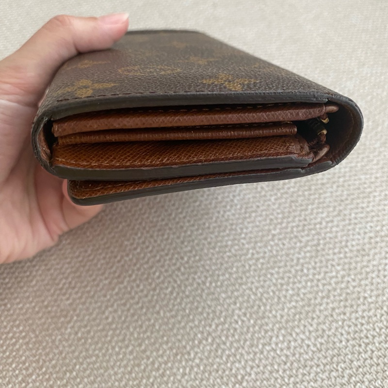 【美品】LOUIS VUITTON  LV老花中夾M61730/RA0062-22