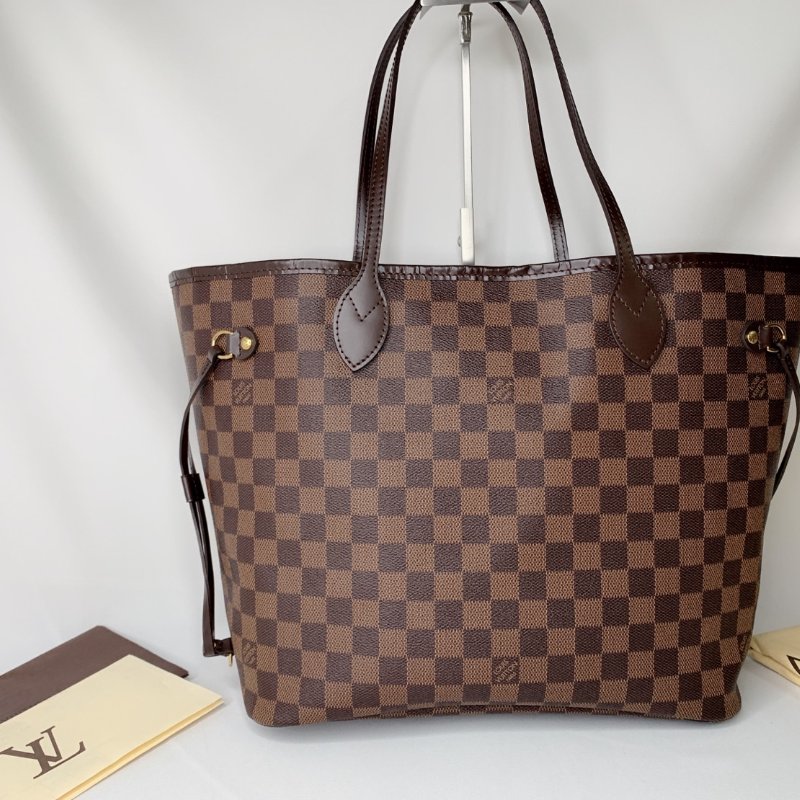 LV Neverfull MM棋盤格中款托特包-0