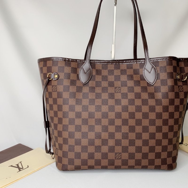 LV Neverfull MM棋盤格中款托特包-1