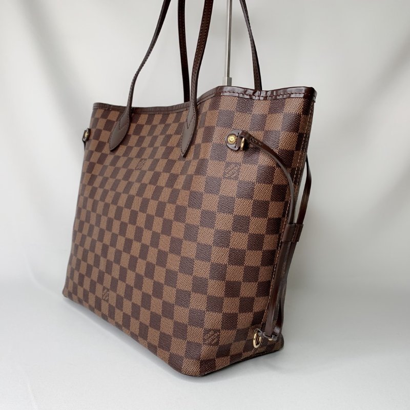 LV Neverfull MM棋盤格中款托特包-4