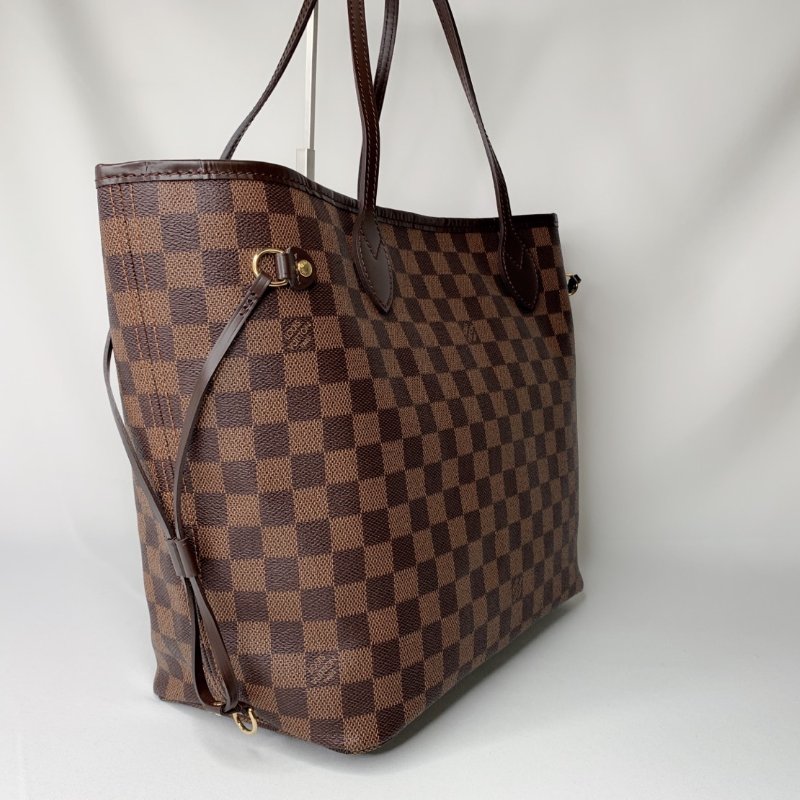 LV Neverfull MM棋盤格中款托特包-5