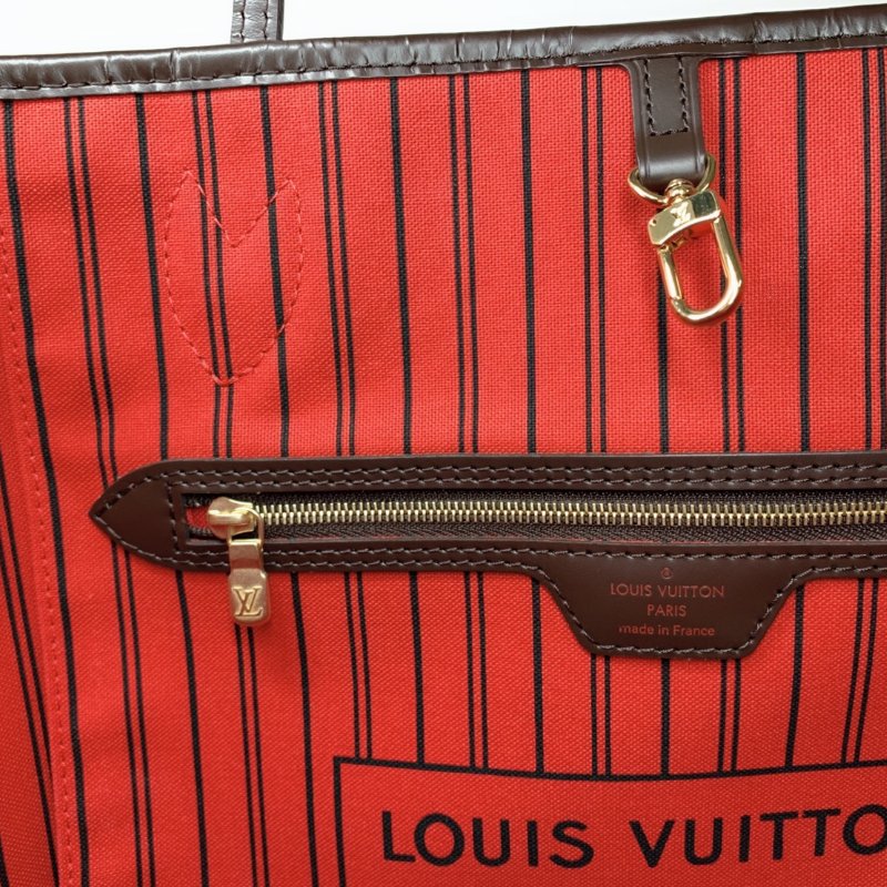 LV Neverfull MM棋盤格中款托特包-8