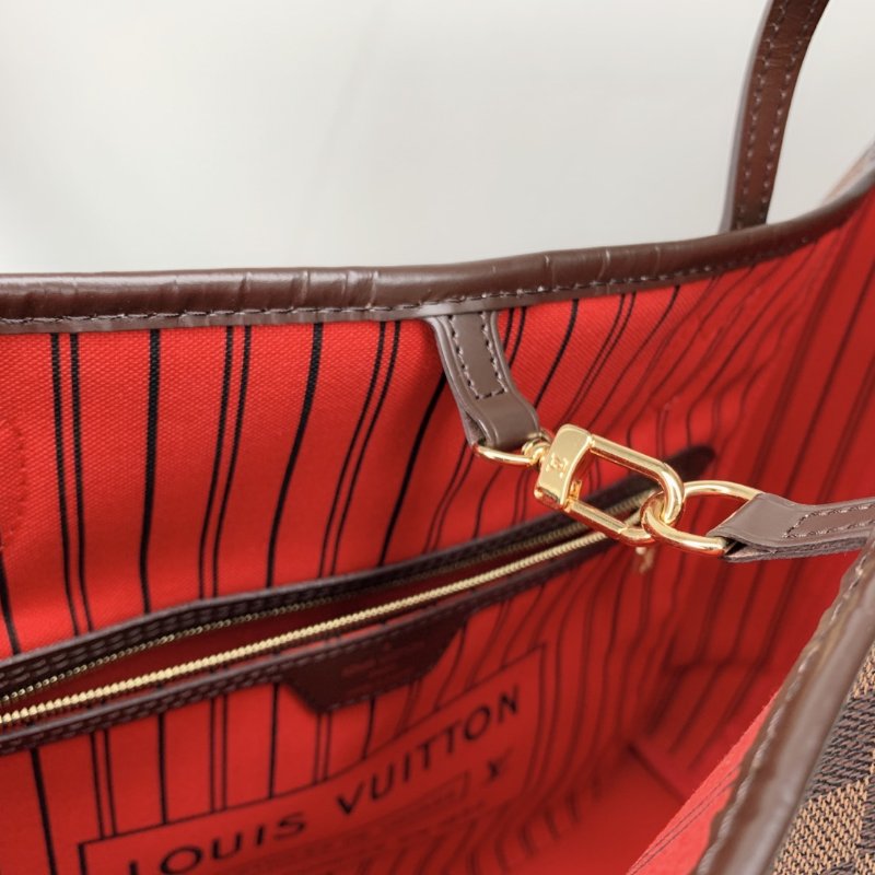 LV Neverfull MM棋盤格中款托特包-9