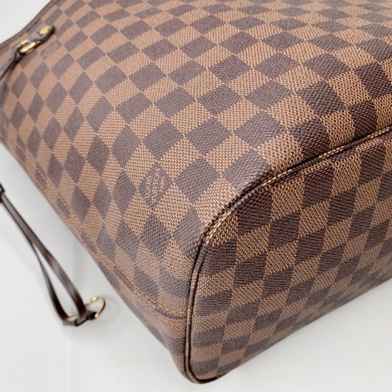 LV Neverfull MM棋盤格中款托特包-14