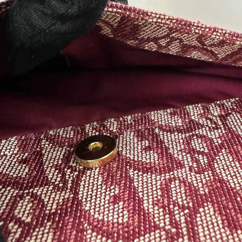 【美收精品】Dior 酒紅 馬鞍包 88-329-12