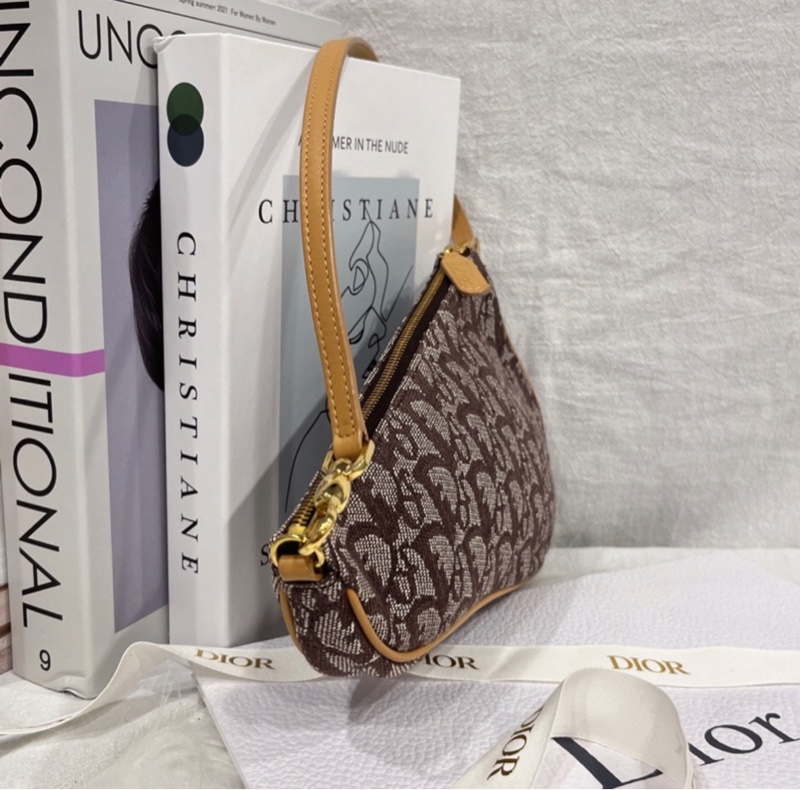 Dior 老花馬鞍包-6