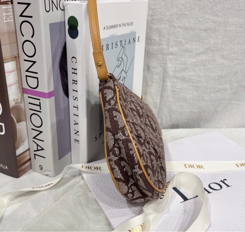 Dior 老花馬鞍包-7