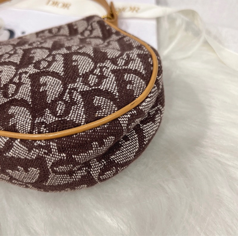 Dior 老花馬鞍包-14