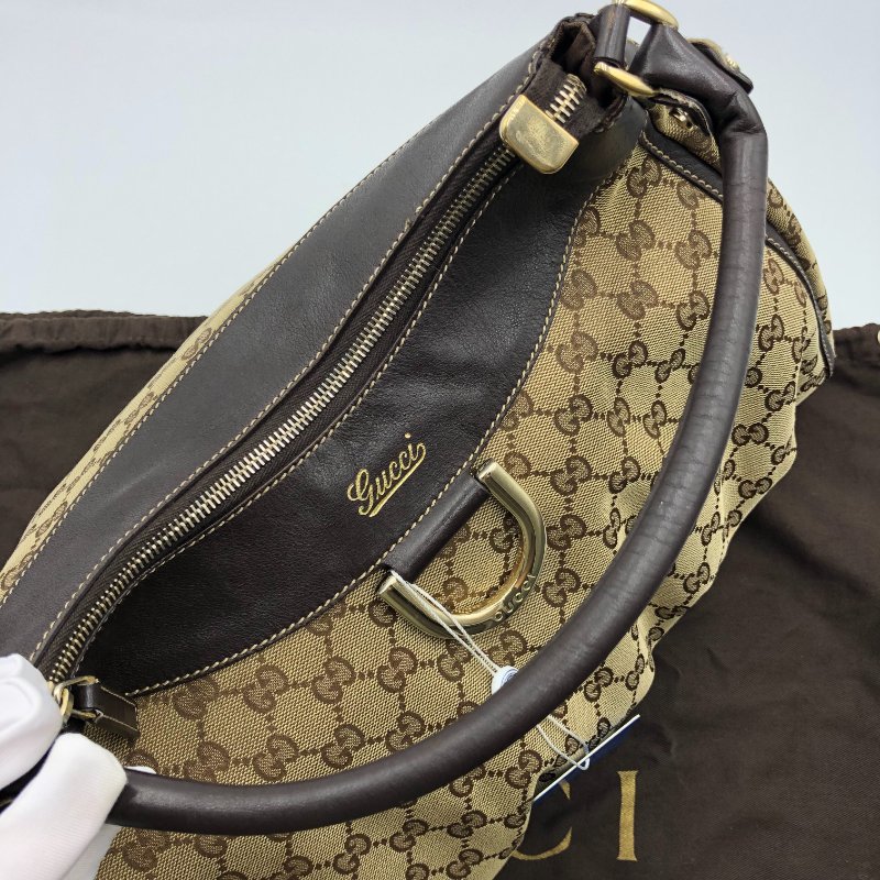 【出清價】Gucci 經典老花單肩包，水餃包，手提包，逛街包，通勤包，二手真品，正品，現貨，免運-12