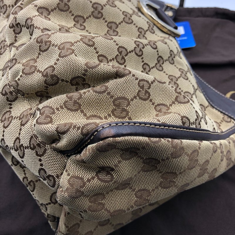 【出清價】Gucci 經典老花單肩包，水餃包，手提包，逛街包，通勤包，二手真品，正品，現貨，免運-17