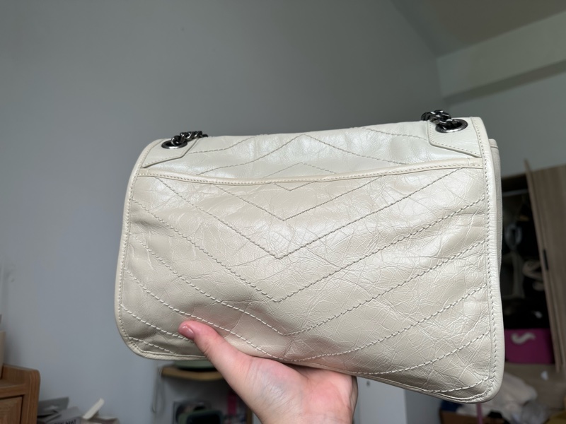 ysl niki中號 奶油白 耐髒！耐刮！不用怕-1