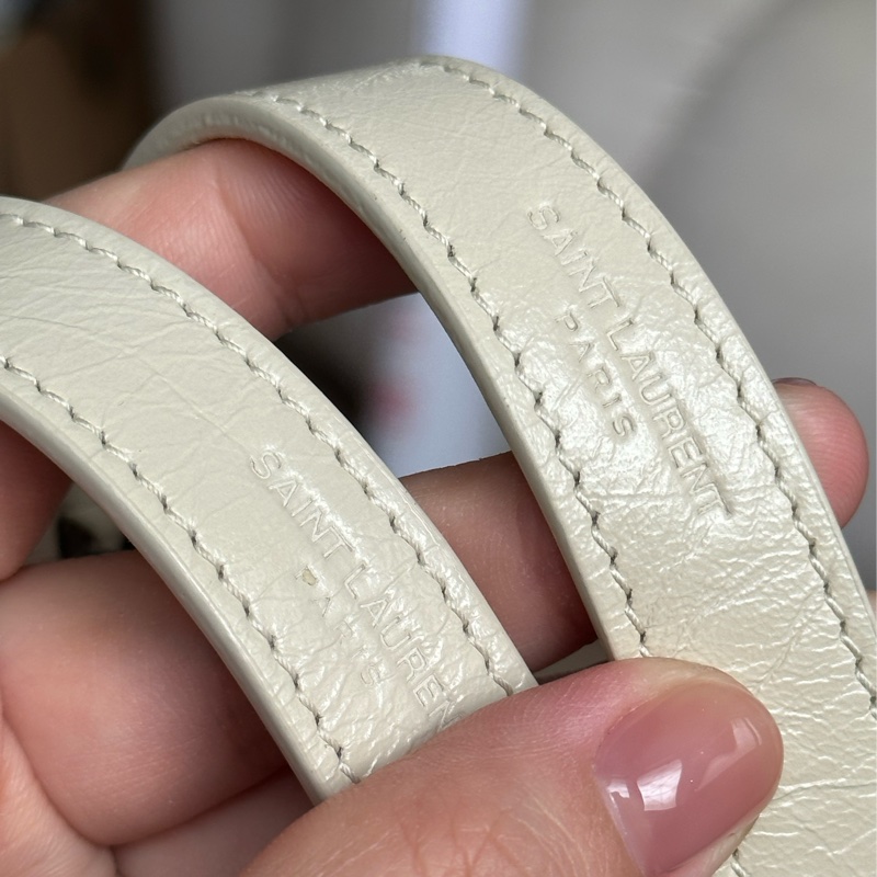 ysl niki中號 奶油白 耐髒！耐刮！不用怕-17