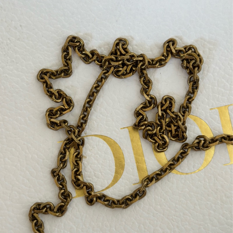 Dior Saddle Wallet On Chain老花-15