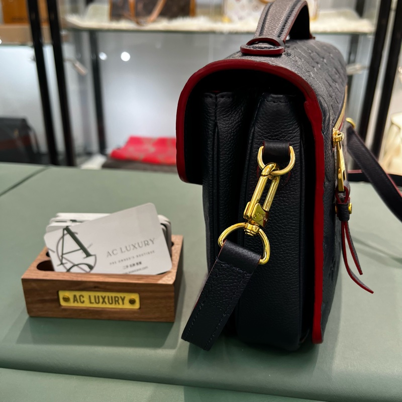 🤍Louis Vuitton LV Metis 全皮壓紋 深藍色 郵差包 單肩斜挎包 晶片款🩷-3