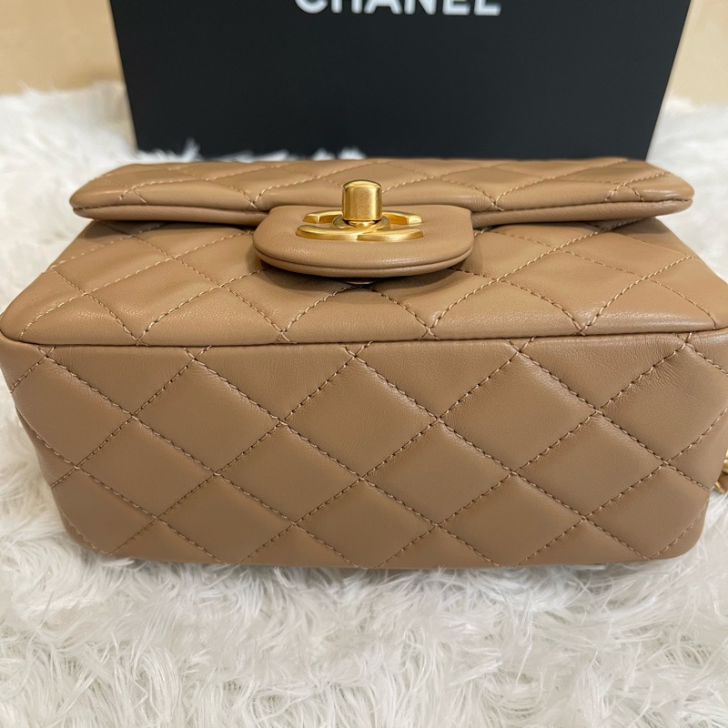 Chanel全新金鏈coco焦糖奶茶 可調節金球 方胖 17-1